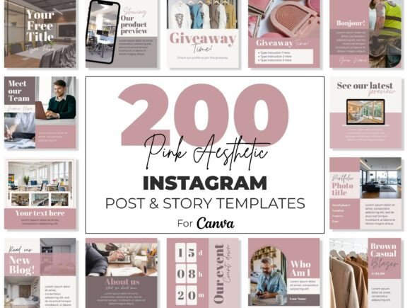 Aesthetic Instagram Template Canva: A Designer's Toolkit for Visual Harmony