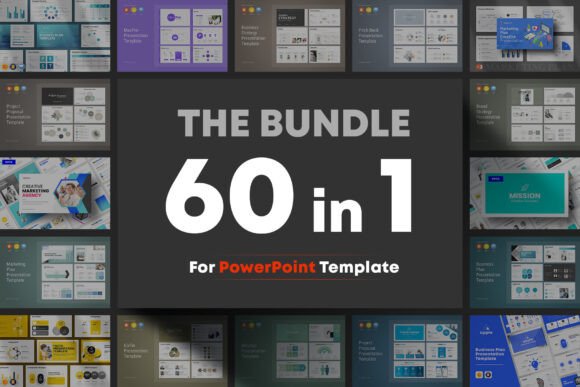 Business 60-in-1 Big Bundle PowerPoint: Your All-in-One Presentation Toolkit