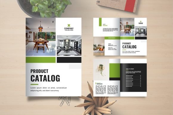 Business Product Catalog Brochure Layout: A Versatile Design Template