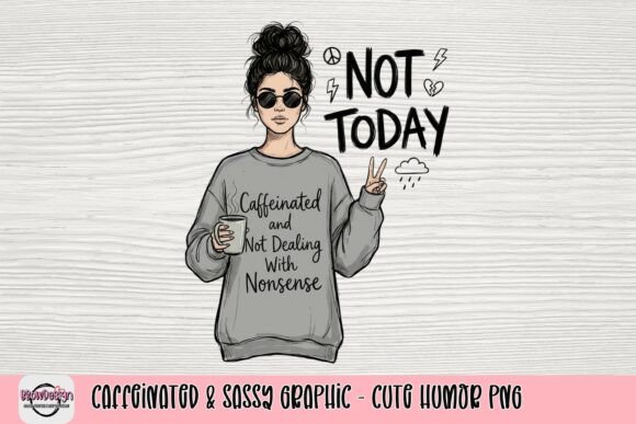 Caffeinated & Sassy: A Graphic for Bold Branding