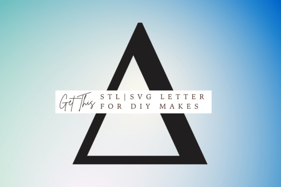 Design with Impact: The Greek Letter Delta SVG & STL