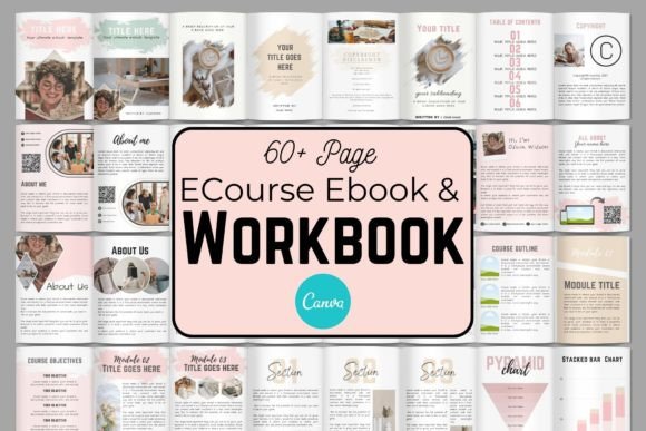 ECourse Workbook & Ebook Canva: Your All-in-One Template