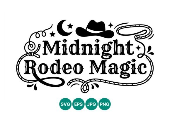 Midnight Rodeo Magic: Western Vector Art for Bold Branding