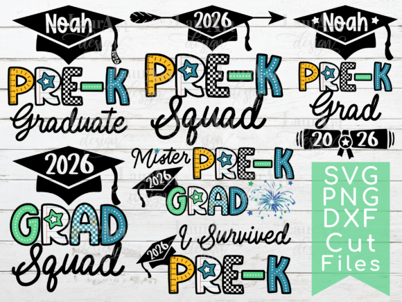 PRE-K Graduation 2026 Grad Squad Cap: A Creative Design Asset