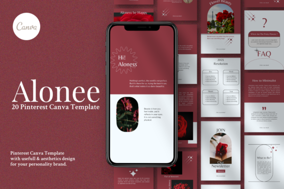 Streamline Your Visual Marketing with Pinterest Canva Template - Alonee