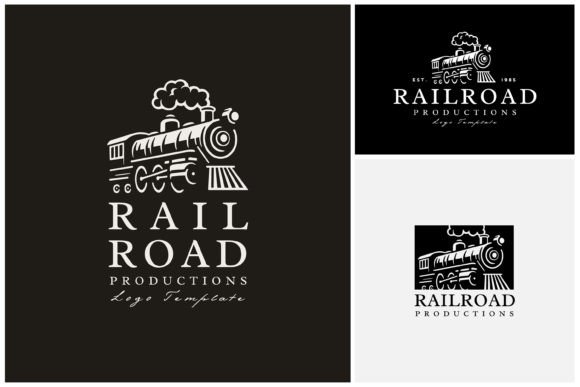 Timeless Branding with the Old Steam Engine Locomotive Train Logo
