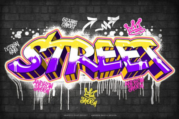 Urban Energy: Creating with Graffiti Text Effect